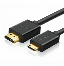 Видео-кабель-адаптер | Mini-HDMI на HDMI 4K | UGREEN HD108 | 1.5 метра